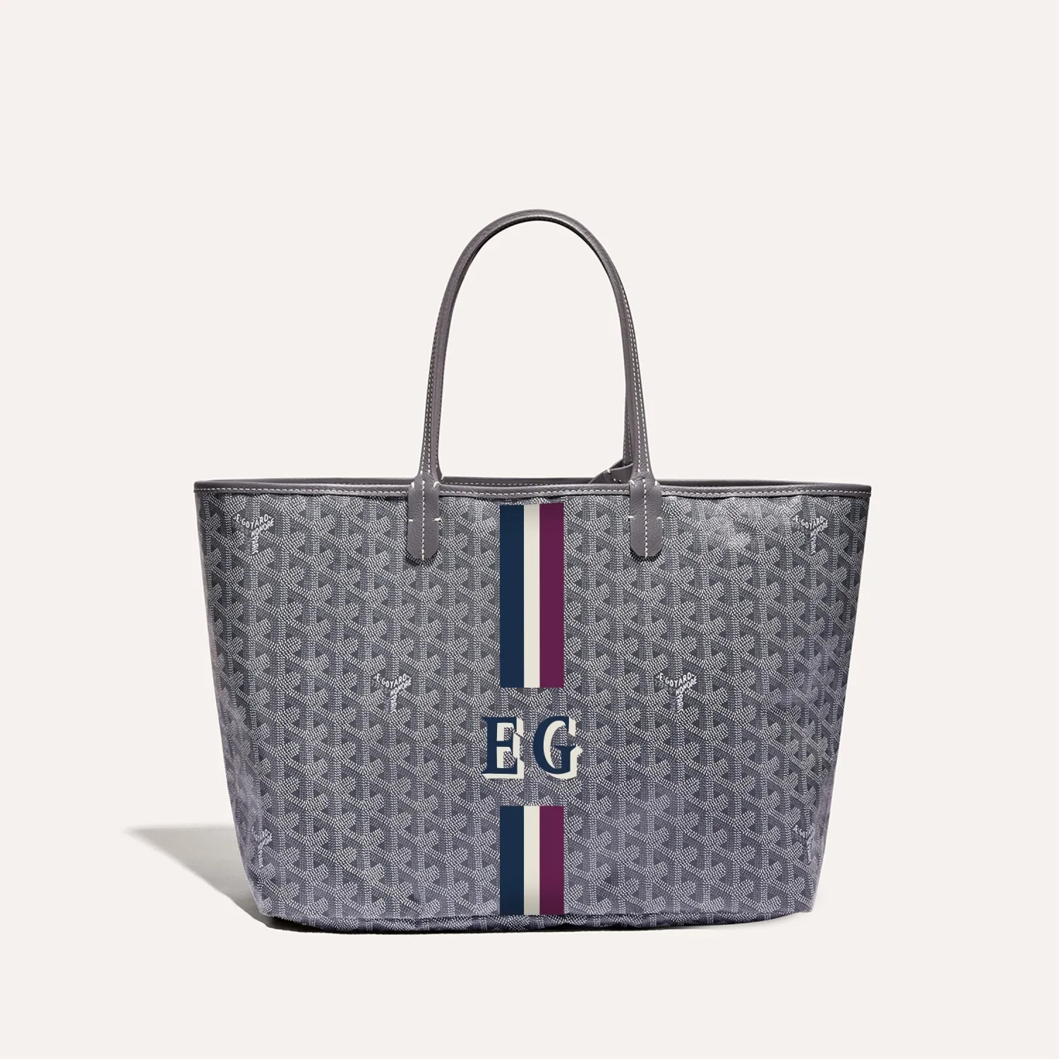 Goyard Saint Louis PM Bag Stripes and Lnitials - Image 2